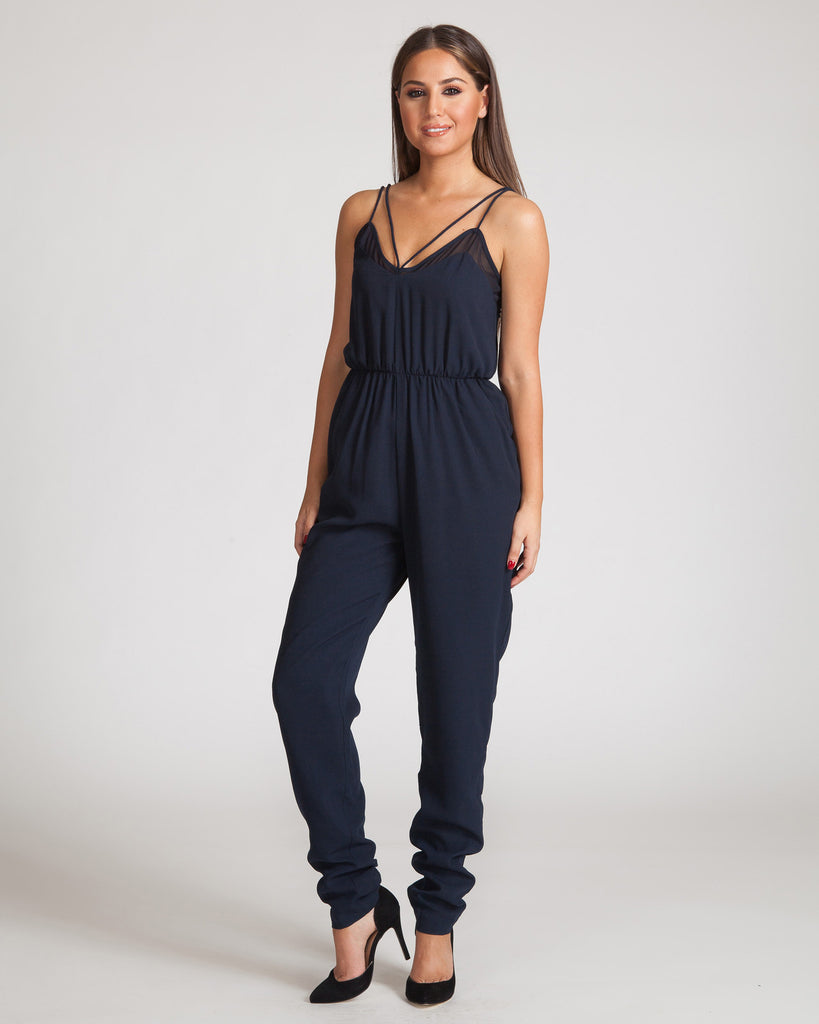 FINDERS KEEPERS AS IT AGAIN JUMPSUIT-NAVY