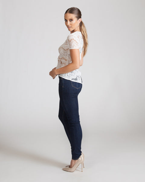 STYLESTALKER WHITE LACE TOP