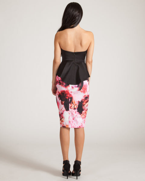 KEEPSAKE FEEL THE FIRE PRINTED SKIRT