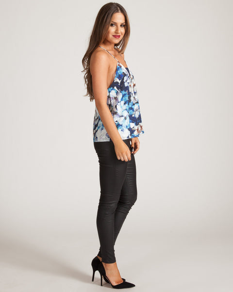 FINDERS KEEPERS MIDNIGHT FLORAL TOP