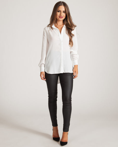 WYLDR EASY DOES IT WHITE BLOUSE